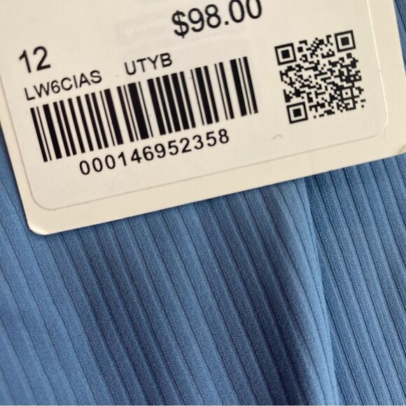 Lululemon Align Ribbed‎ High Rise Legging Utility Blue Size 12 New - Picture 10 of 11